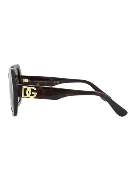 New Authentic Dolce & Gabbana DG4406 502/13 Gradient Brown Hexagonal Sunglasses main image 12